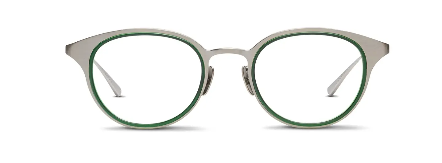 SALT Optics eyeglass Devon in Steel Antique Silver.